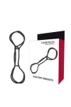 Handgelenk- Oder Knöchel-Manschetten Aus 100 % Baumwolle Schwarz von Darkness Bondage kaufen - Fesselliebe