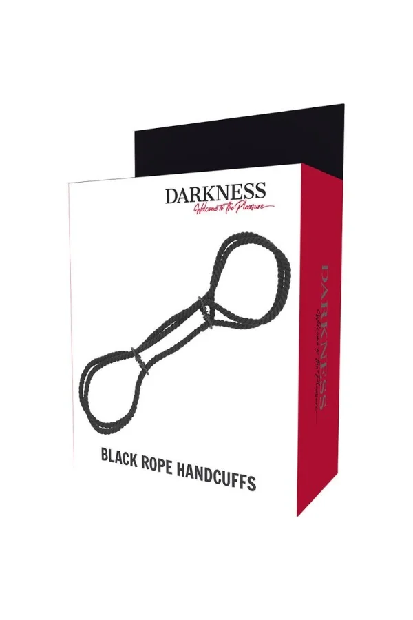 Handgelenk- Oder Knöchel-Manschetten Aus 100 % Baumwolle Schwarz von Darkness Bondage kaufen - Fesselliebe