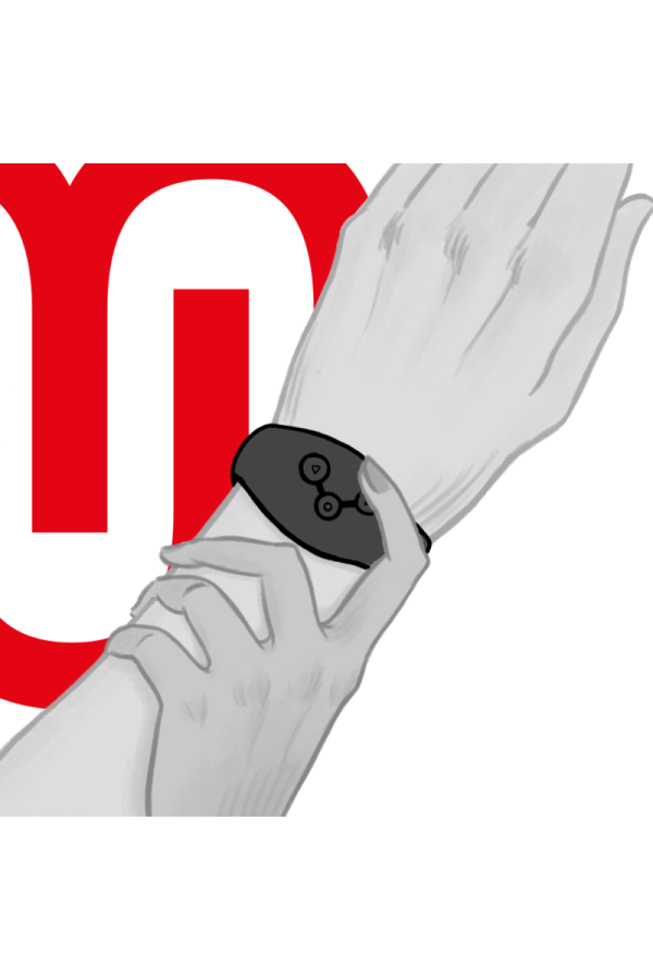 Wireless-Technologie-Uhr Pechschwarz von Watchme kaufen | Fesselliebe