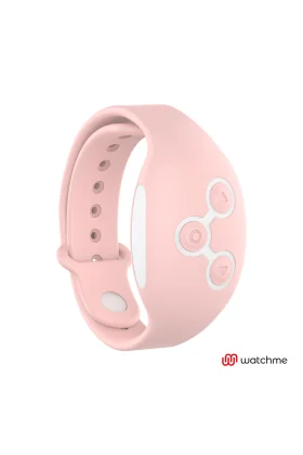 Wireless-Technologie-Uhr Zartes Rosa von Watchme