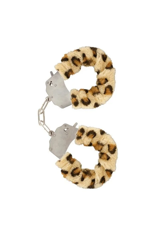 Leopard Handschellen mit Plüsch von Toyjoy kaufen - Fesselliebe