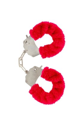 Furry Fun Cuffs Bondage Rot von Toyjoy kaufen | Fesselliebe