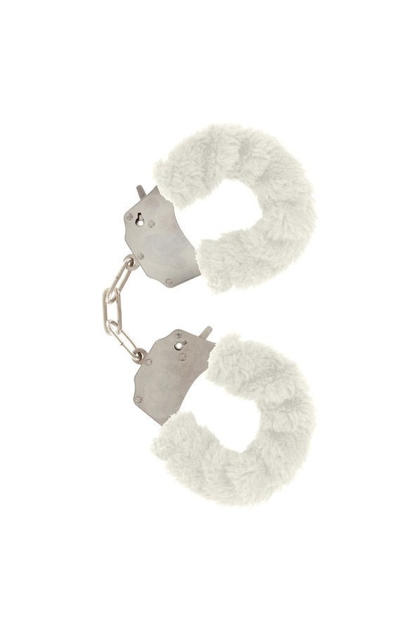 Furry Fun Cuffs Bondage Weiss von Toyjoy kaufen | Fesselliebe