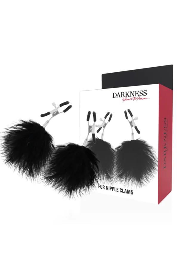 Pom-Pom-Nippelklammern 2 von Darkness Sensations kaufen - Fesselliebe