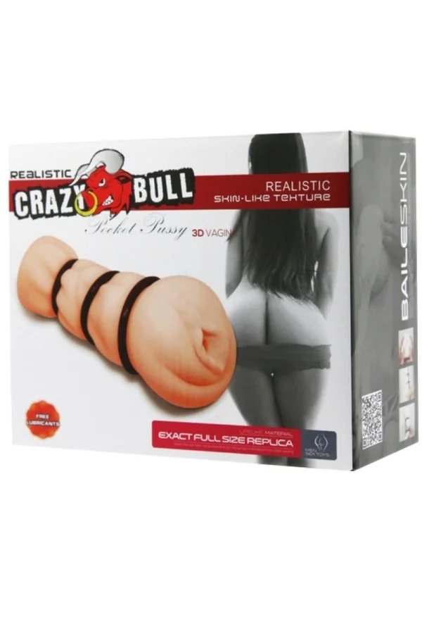 Masturbating Sleeve mit Ringen - Vagina Masturbator von Crazy Bull kaufen - Fesselliebe