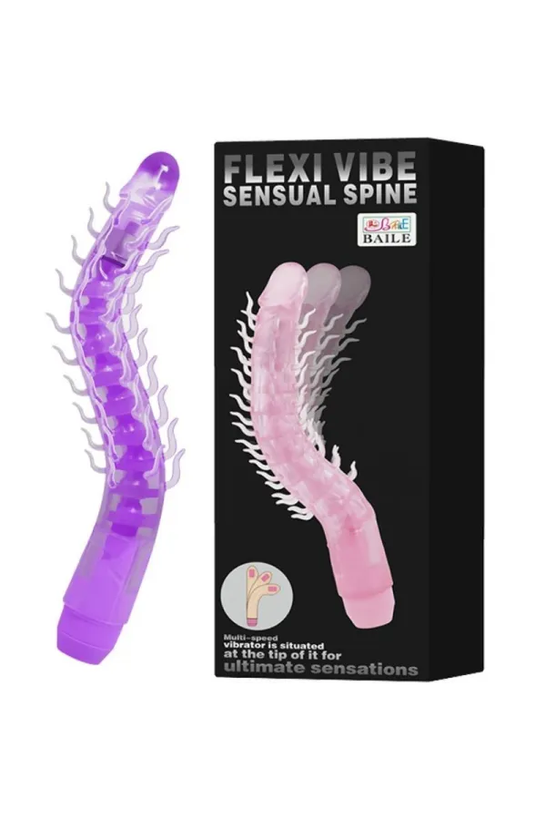 Flexi Vibe Sensual Spine Biegbarer Vibrierdildo 23,5 Cm von Baile Rotations kaufen - Fesselliebe