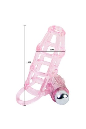Sweet 10 Rhythms Silikon-Hülle und Ring für den Rosa Penis von Baile For Him kaufen | Fesselliebe