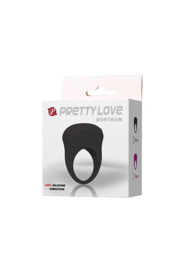 Bertram Schwarzer Vibratorring von Pretty Love Male kaufen - Fesselliebe