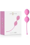 Kisha Fit Silikon Kugeln Pink von Intense Health & Fun kaufen - Fesselliebe