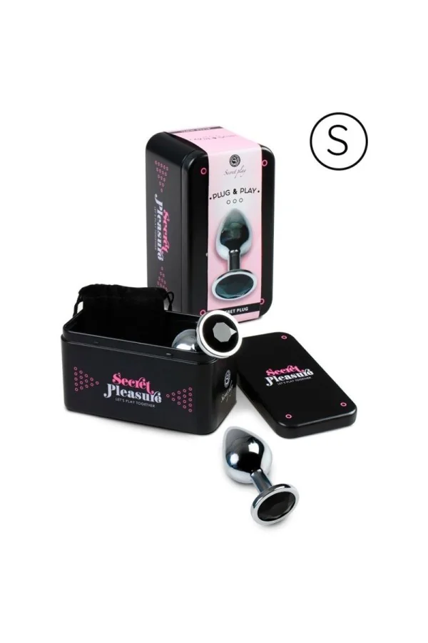 Anal Plug Schwarz Kristall S von Secretplay Toys kaufen - Fesselliebe