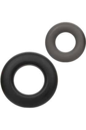 Alpha Prolong Set mit 2 Ringen Grau von Calexotics kaufen | Fesselliebe