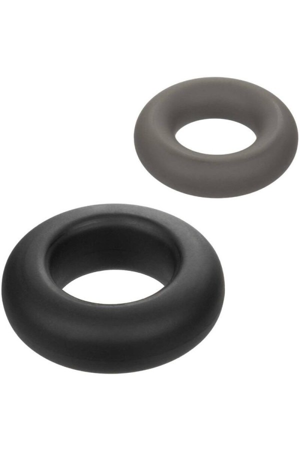Alpha Prolong Set mit 2 Ringen Grau von Calexotics kaufen | Fesselliebe