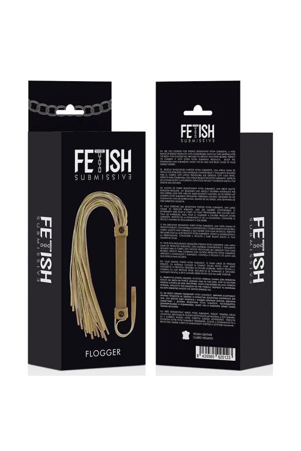 Peitsche aus Veganem Leder von Fetish Submissive Origin