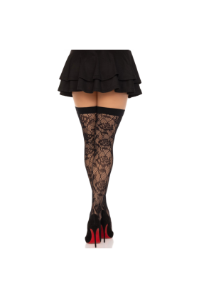 Wild Roses Net Stocks Schwarz von Leg Avenue Hosiery kaufen | Fesselliebe