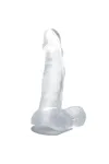 Realistischer Dildo Suction Cup und Hoden 16.7 Cm - Klar von Baile Dildos kaufen - Fesselliebe