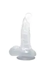 Realistischer Dildo Suction Cup und Hoden 16.7 Cm - Klar von Baile Dildos kaufen - Fesselliebe