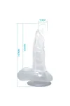 Realistischer Dildo Suction Cup und Hoden 16.7 Cm - Klar von Baile Dildos kaufen - Fesselliebe