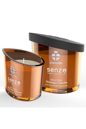Senze Seduction Massagekerze - Nelke, Orange, Lavendel von Swede kaufen | Fesselliebe