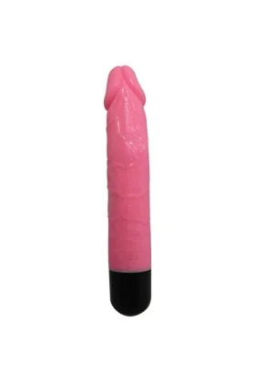 Bunter Sex Realistischer Vibrator Rosa 23 cm von Baile