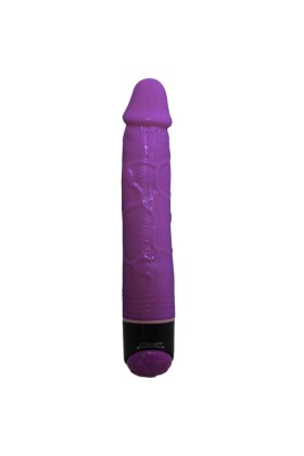Bunter Sex Lila realistischer Vibrator 23 cm von Baile kaufen | Fesselliebe