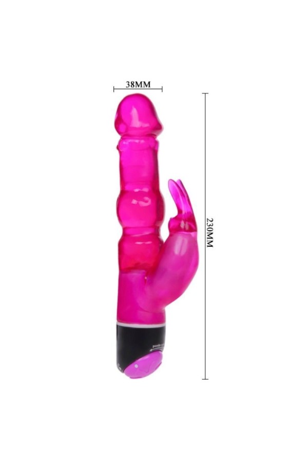 Waves Of Pleasure Fantasy Vibrator mit Flieder Kaninchen 23 cm von Baile Vibrators kaufen | Fesselliebe