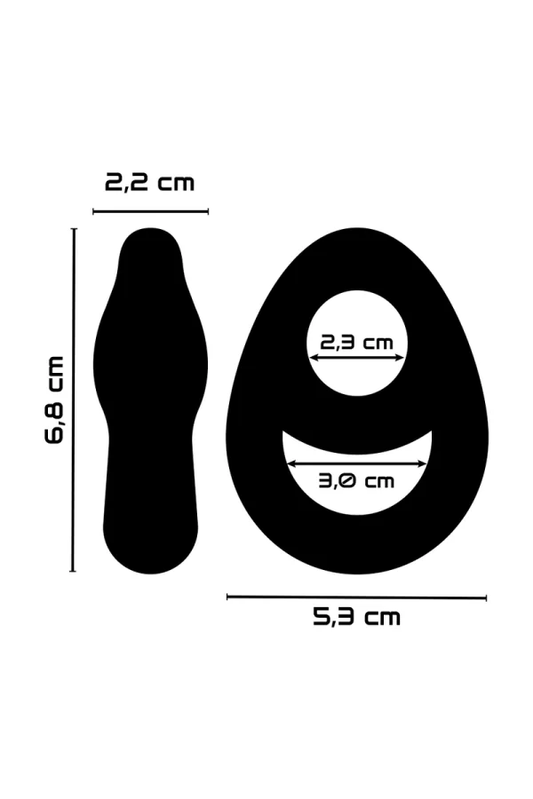 Super Flexibel Beständiger Ring Pr14 Doppelschwarz von Powering kaufen - Fesselliebe