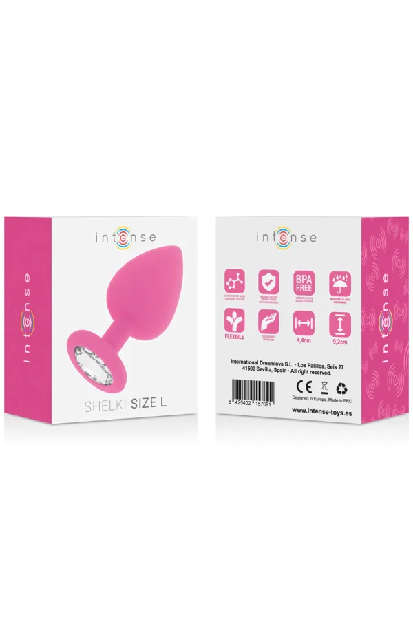 Shelki L Plug Anal Hot Pink von Intense Anal Toys kaufen - Fesselliebe