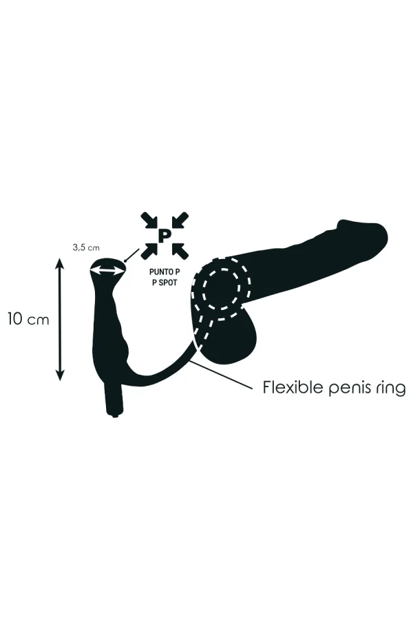 Vibrator Prostata Tico Schwarz 10 Cm von Addicted Toys kaufen - Fesselliebe