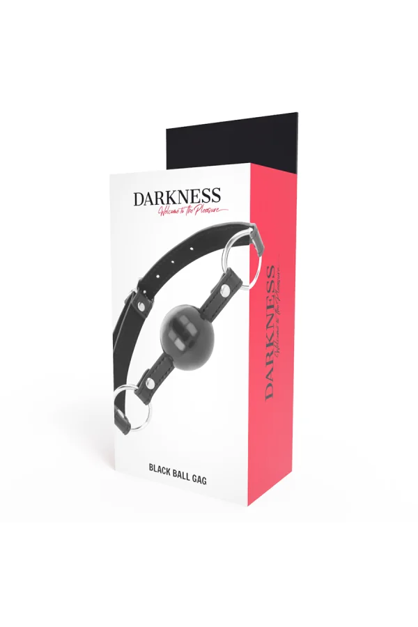 Mundknebel Schwarz von Darkness Bondage kaufen - Fesselliebe