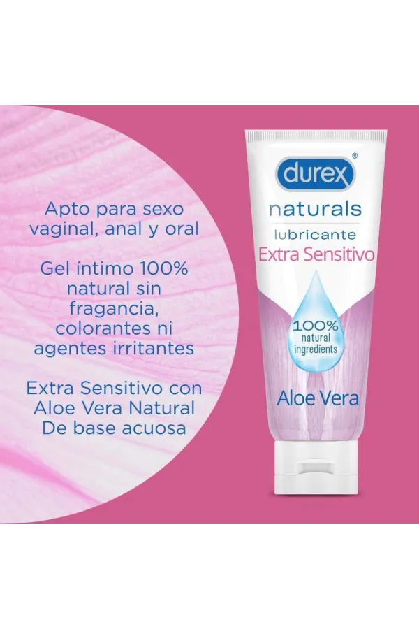 Naturals Extra Sensitive Gleitmittel 100 ml von Durex Lubes kaufen - Fesselliebe