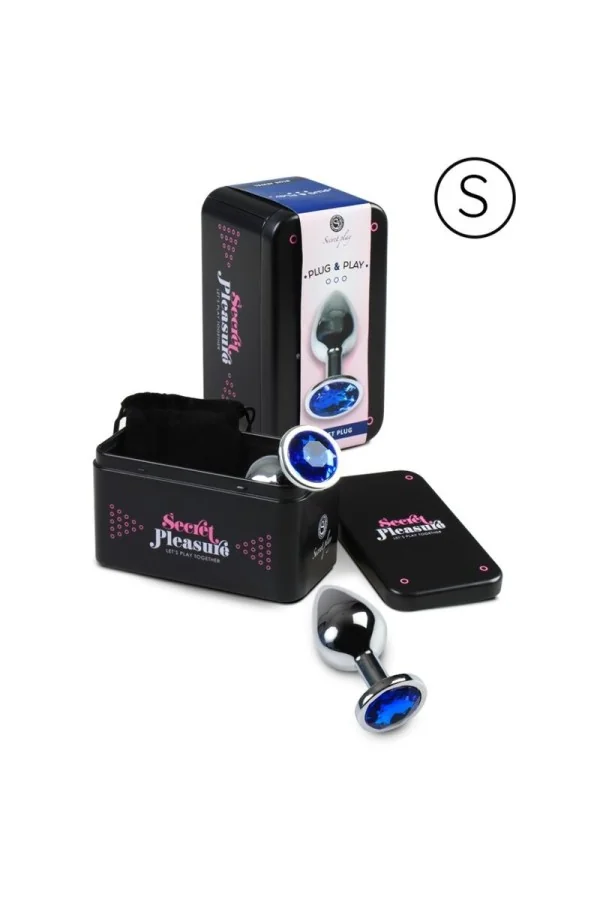 Anal Plug Blau Kristall S von Secretplay Toys kaufen - Fesselliebe