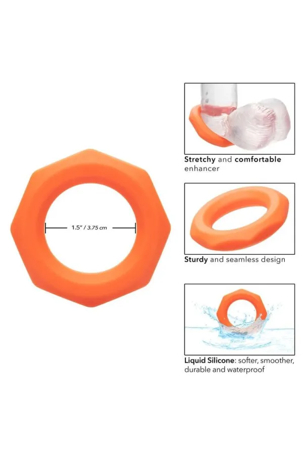 Alpha Sexagon Ring Orange von California Exotics kaufen - Fesselliebe