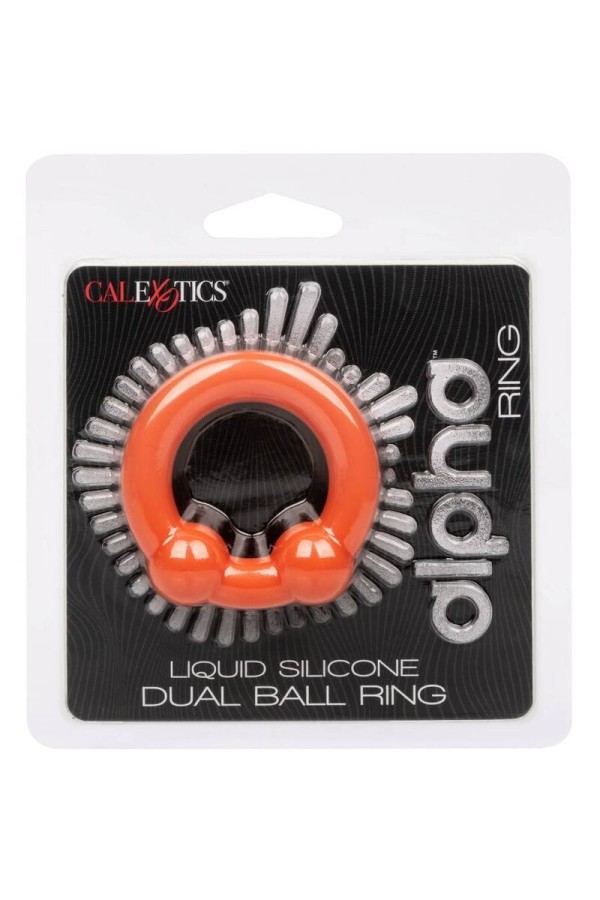 Alpha Dual Ball Ring Orange von Calexotics kaufen | Fesselliebe