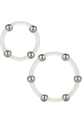 Stahlperlen-Silikonring-Set von Calexotics kaufen | Fesselliebe