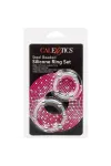 Calex Steel Beaded Silikon Ring Set von California Exotics kaufen - Fesselliebe