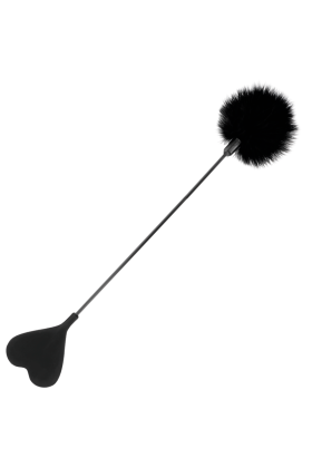 Schwarze Liebefederpeise 40 cm von Darkness Sensations kaufen | Fesselliebe