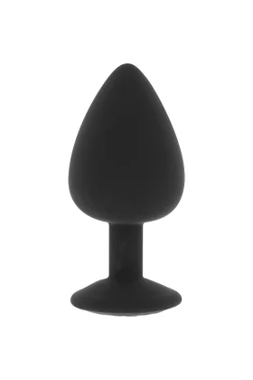 Diamant-Analsplug aus Silikon, Grösse L 9 cm von Ohmama Anal