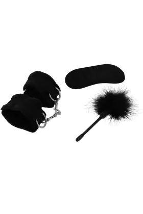 Fetish Erotikspielset 2 mit Handschellen, Blindmaske und Kitzel von Intense Fetish