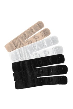 Flexible Konturverlängerung 3 Haken 3 Stück von Bye Bra - Accessories kaufen | Fesselliebe