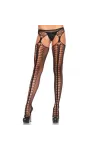 LEG AVENUE - TIGHTS MIT GARTER EXKLUSIV SCHWARZ kaufen - Fesselliebe