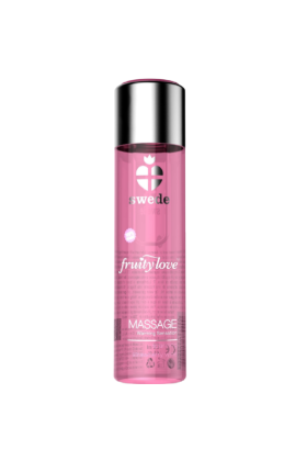 Fruity Love Massageöl mit Wärmendem Effekt Erdbeerschaumwein 120 ml von Swede kaufen | Fesselliebe