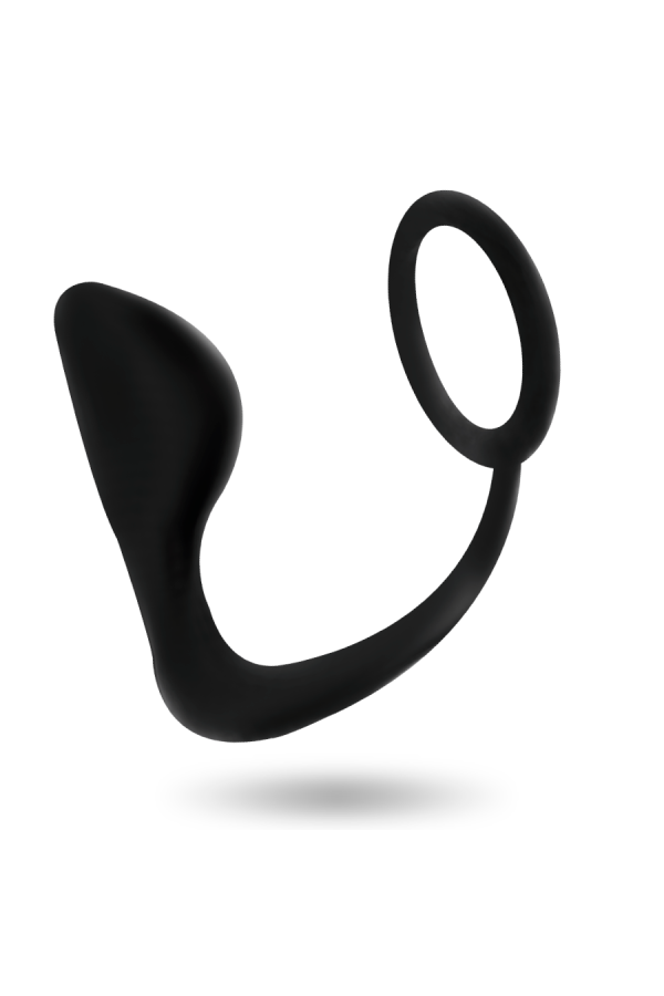 Analplug mit Schwarzem Penisring von Addicted Toys kaufen | Fesselliebe