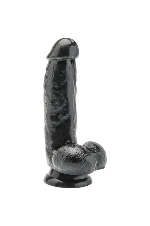 Dildo 12 Cm mit Kugeln Schwarz von Get Real kaufen - Fesselliebe