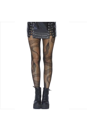 Strümpfe Net Snakes Schwarz von Leg Avenue Hosiery kaufen | Fesselliebe