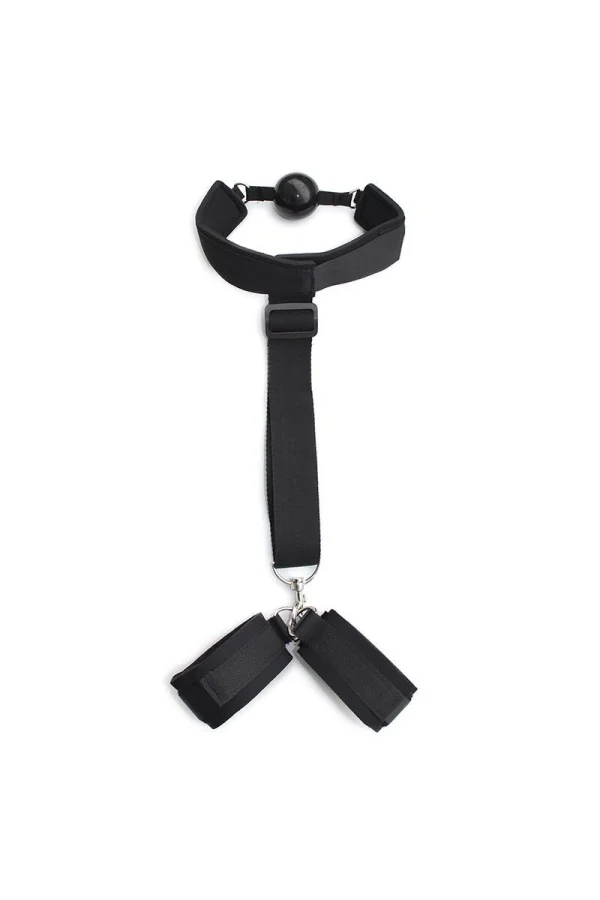 Fetish Neopren Knebel mit Handmanschetten von Ohmama Fetish kaufen - Fesselliebe