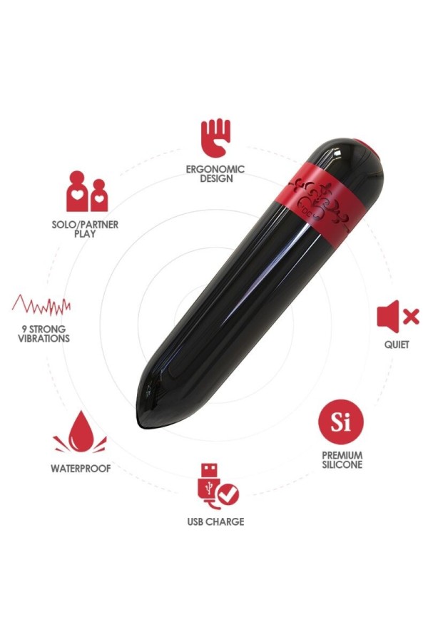 Raketenvibrator Bullet Schwarz von Armony Stimulators kaufen | Fesselliebe