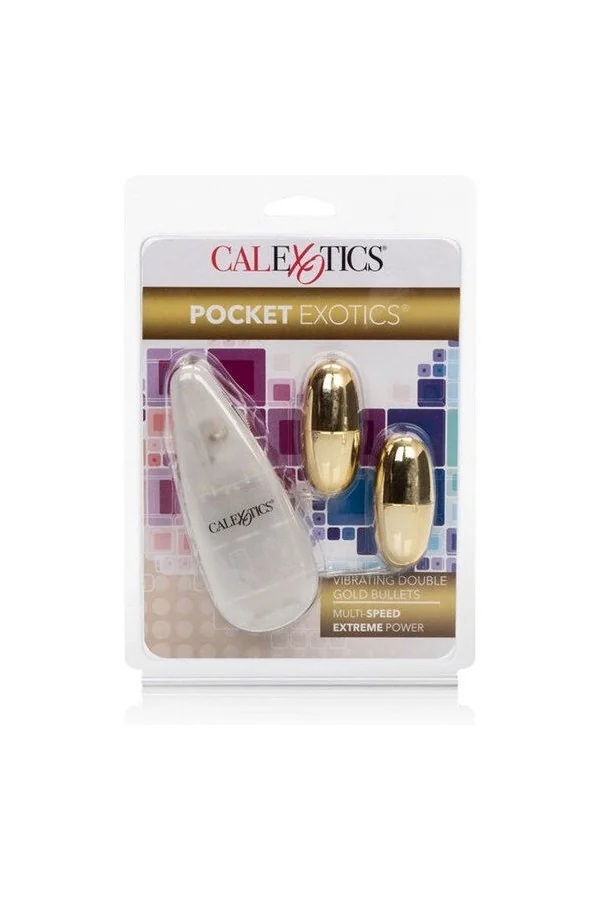 Vibrierende Kugeln Gold Duo von Calexotics