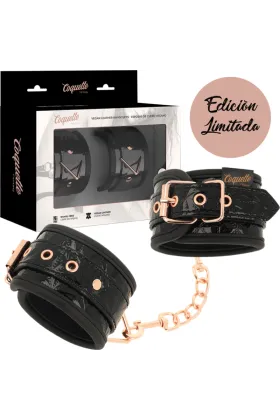 Handschellen der Black Edition mit Neoprenfutter von Coquette Fantasy