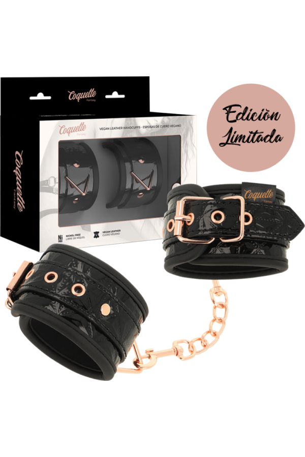 Handschellen der Black Edition mit Neoprenfutter von Coquette Fantasy kaufen | Fesselliebe