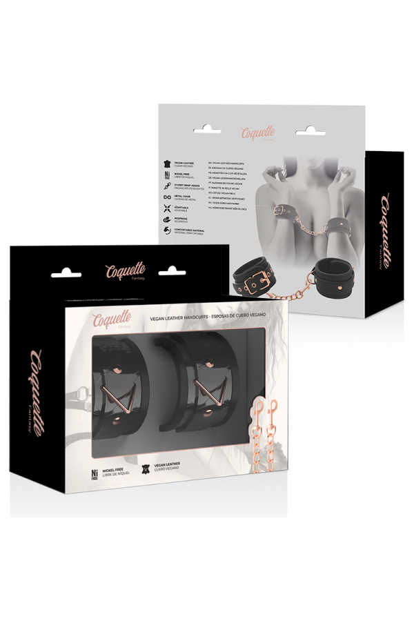 Handschellen der Black Edition mit Neoprenfutter von Coquette Fantasy kaufen | Fesselliebe